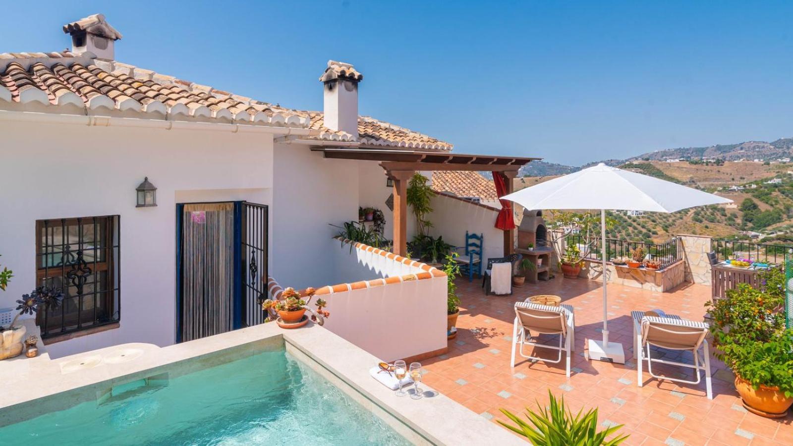 Casa Arcos De Almona Frigiliana By Ruralidays Villa Exteriör bild