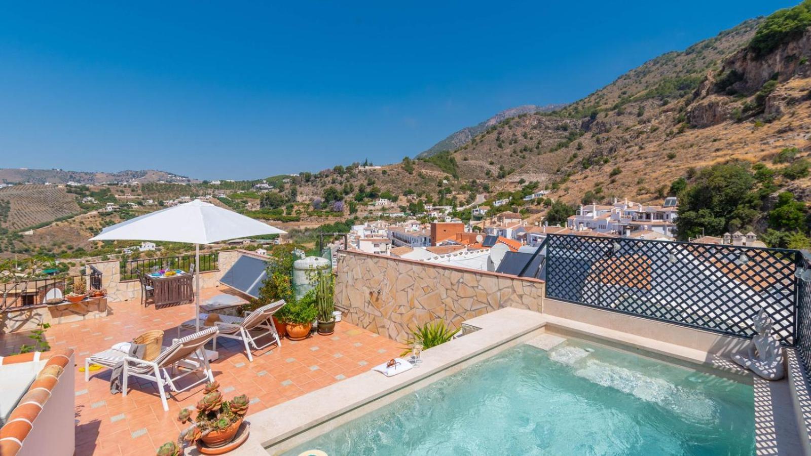 Casa Arcos De Almona Frigiliana By Ruralidays Villa Exteriör bild